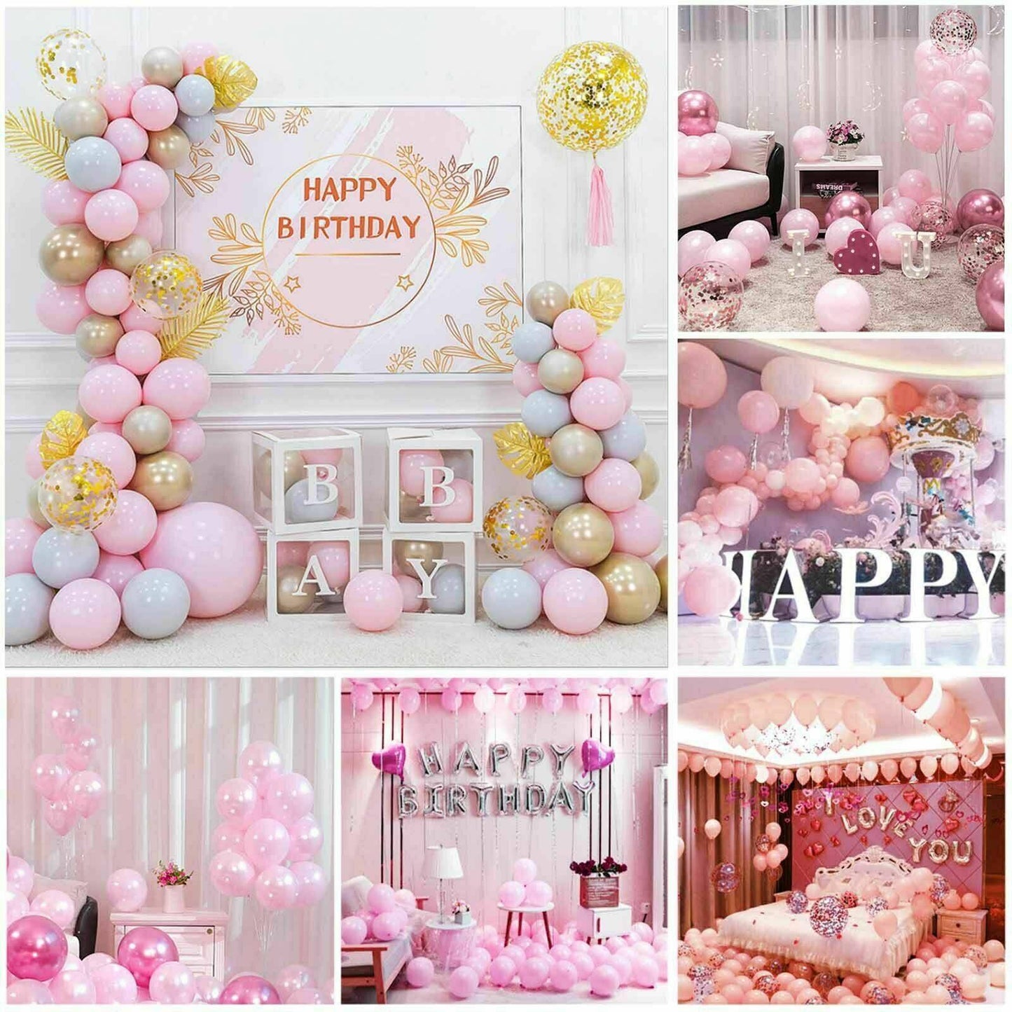 Table Balloon Arch Kit Garland Birthday Party Wedding Baby Shower Decorations